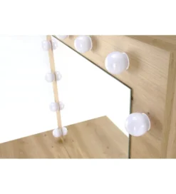 Toaletka HOLLYWOOD 94 cm dąb artisan z oświetleniem LED*Halmar Clearance