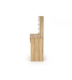 Toaletka HOLLYWOOD 94 cm dąb artisan z oświetleniem LED*Halmar Clearance