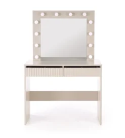 Toaletka HOLLYWOOD 94 cm kaszmir z oświetleniem LED*Halmar Online