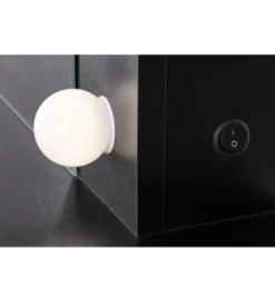 Toaletka HOLLYWOOD XL 120 cm czarna z oświetleniem LED*Halmar Best