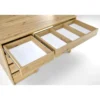 Toaletka HOLLYWOOD XL 120 cm dąb artisan z oświetleniem LED*Halmar