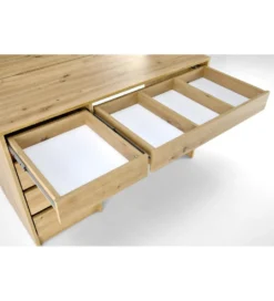 Toaletka HOLLYWOOD XL 120 cm dąb artisan z oświetleniem LED*Halmar