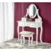 Toaletka SARA 80 cm biała*Halmar