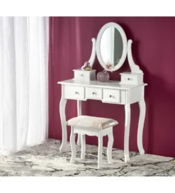 Toaletka SARA 80 cm biała*Halmar