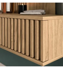 Toaletka wisząca ENTSIAN 85 cm w optyce dąb artisan*ELTAP New