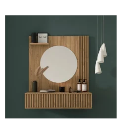 Toaletka wisząca ENTSIAN 85 cm w optyce dąb artisan*ELTAP New