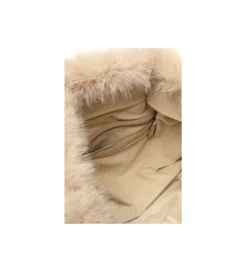 Torba MIKA FURR 56 cm kremowa*KDesign Outlet