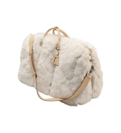 Torba MIKA FURR kremowa*KDesign Outlet