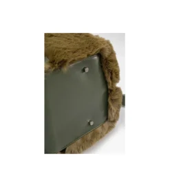 Torba MIKA FURR oliwkowa*KDesign Discount