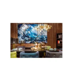 Tryptyk obraz WAVE 160 x 240 cm szklany*KDesign Hot