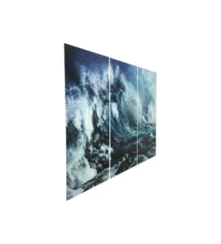 Tryptyk obraz WAVE 160 x 240 cm szklany*KDesign Hot