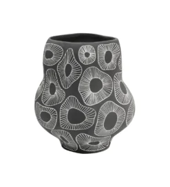 Wazon ANEMONE 33 cm szare*KDesign Hot