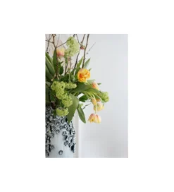 Wazon BUTTERFLIES 50 cm jasnoniebieski*KDesign Best