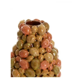 Wazon CITRUS 23 cm ceramika wielokolorowy*L&L Sale