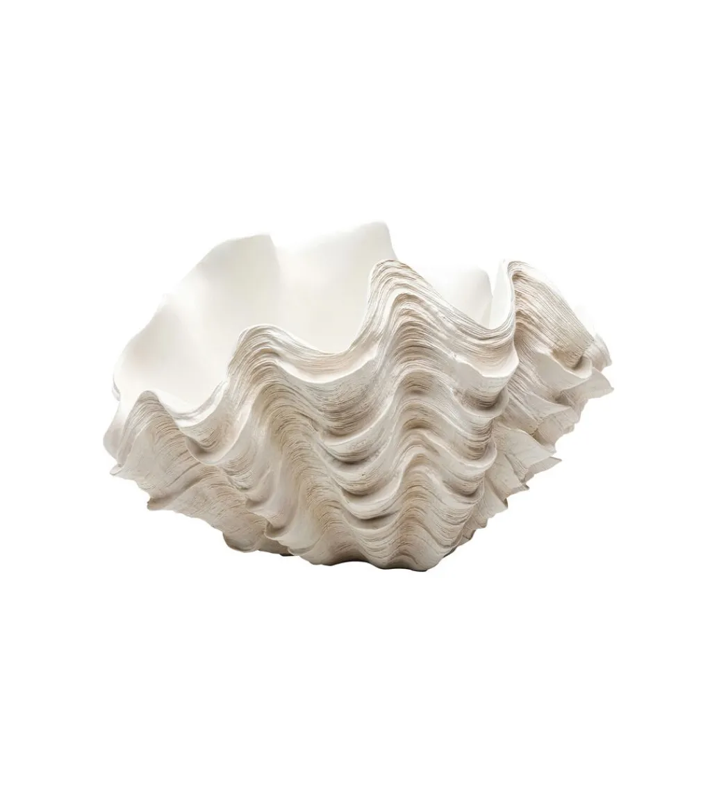 Wazon CONCHA 29 cm biały*KDesign Best
