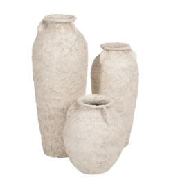 Wazon DAGET 60 cm biały ceramika*Zona-Design Outlet