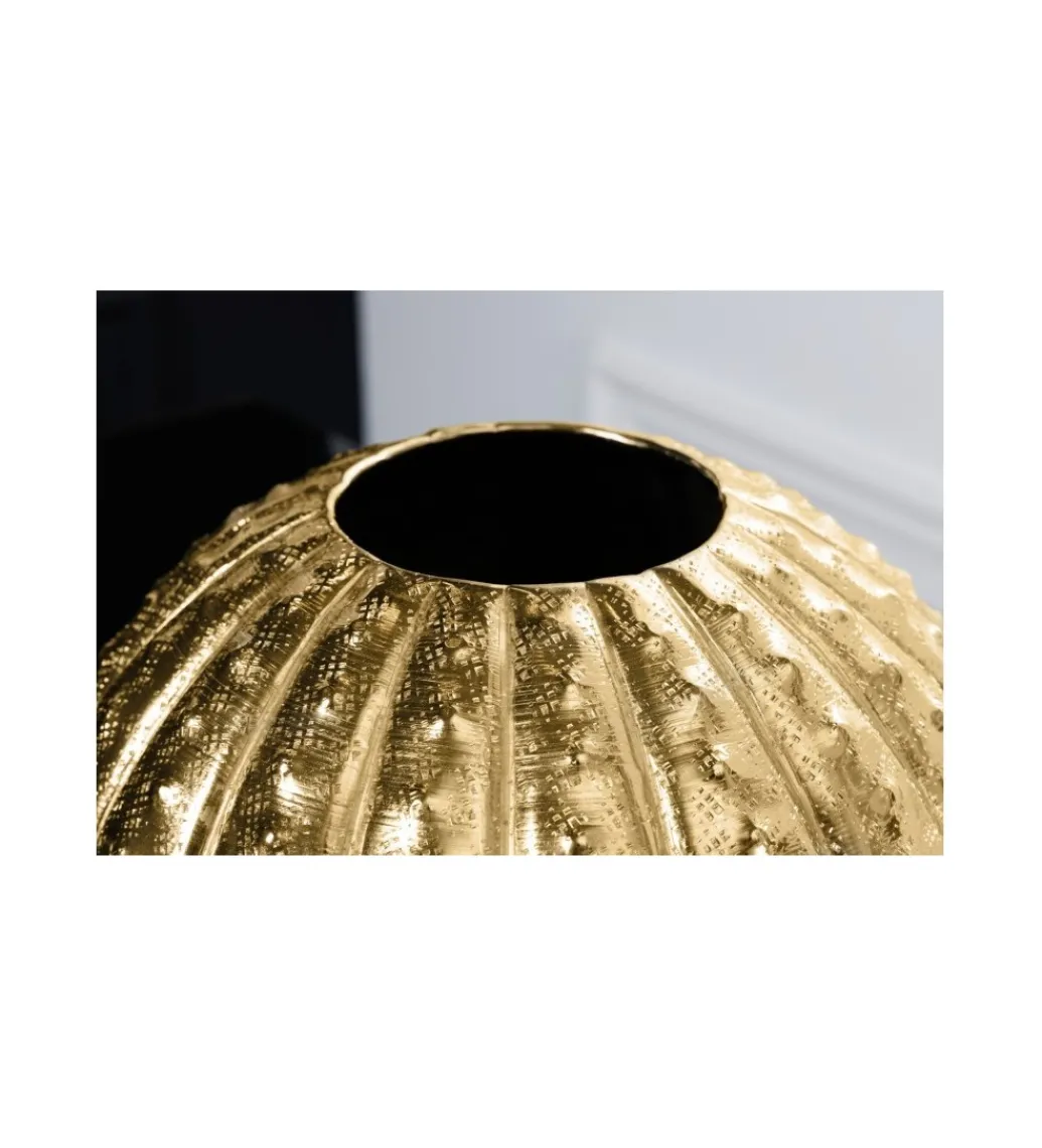 Wazon DELICADO 30 cm antyczny złoty*Invicta Interior Online