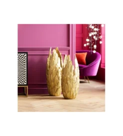 Wazon FEATHERS 91 cm złota*KDesign Hot