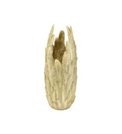 Wazon FEATHERS 80 cm złota*KDesign