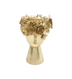 Wazon Flowercrown 20 cm złoty*KDesign Online