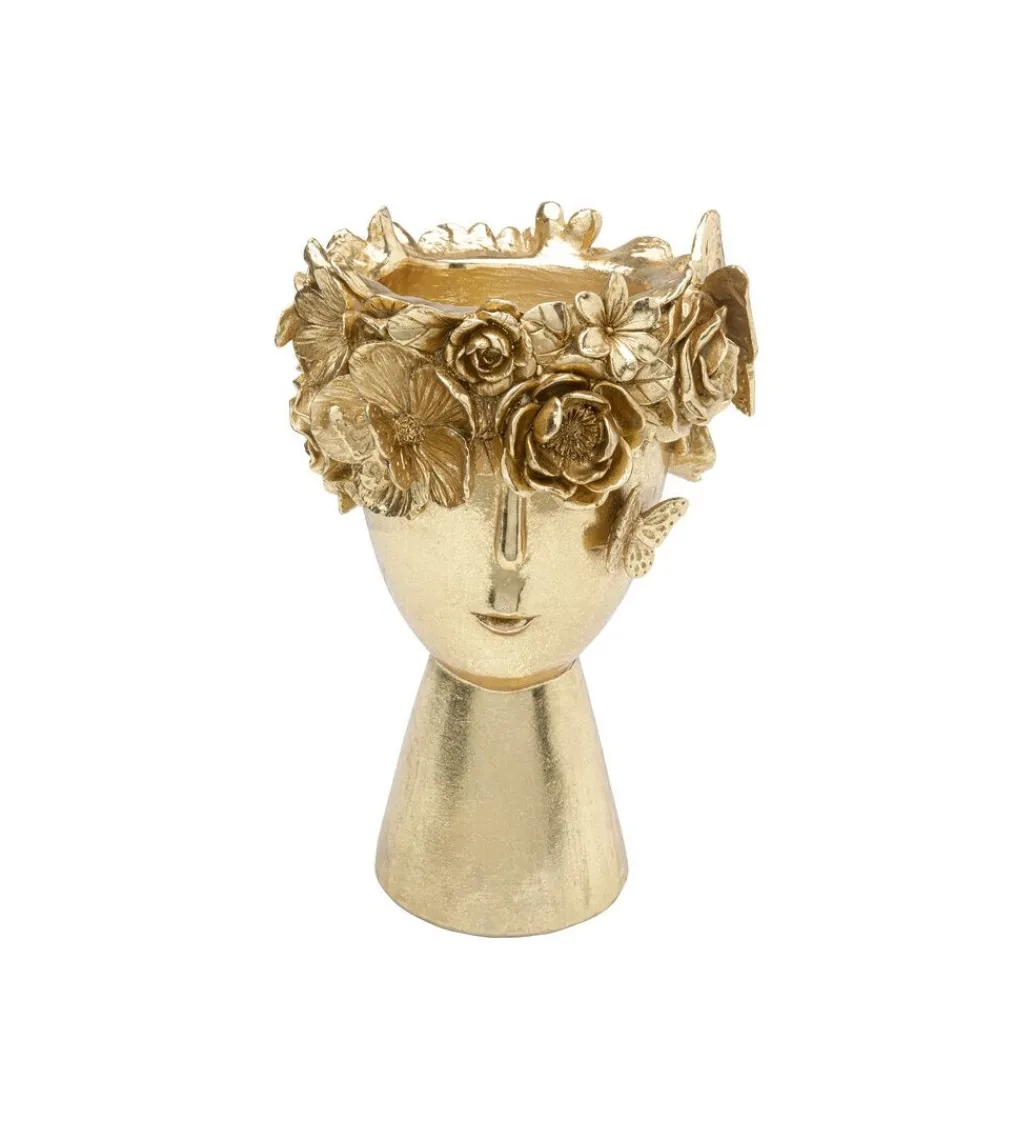 Wazon Flowercrown 20 cm złoty*KDesign Online