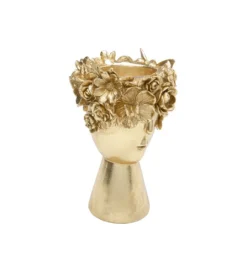 Wazon Flowercrown 20 cm złoty*KDesign Online