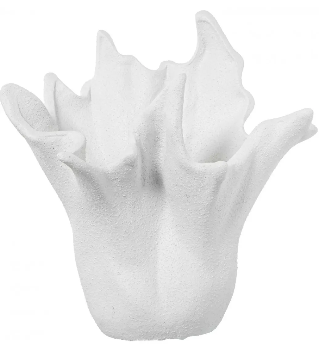 Wazon FOWER 30 cm ceramika biały*Exclusivas Outlet