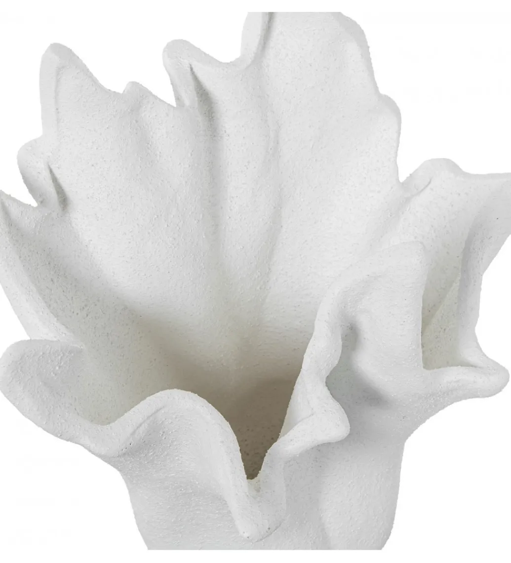 Wazon FOWER 30 cm ceramika biały*Exclusivas Outlet