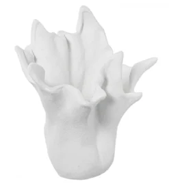 Wazon FOWER 30 cm ceramika biały*Exclusivas Outlet
