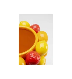 Wazon FRUIT PARADE 33 cm czerwono żółty*KDesign Sale