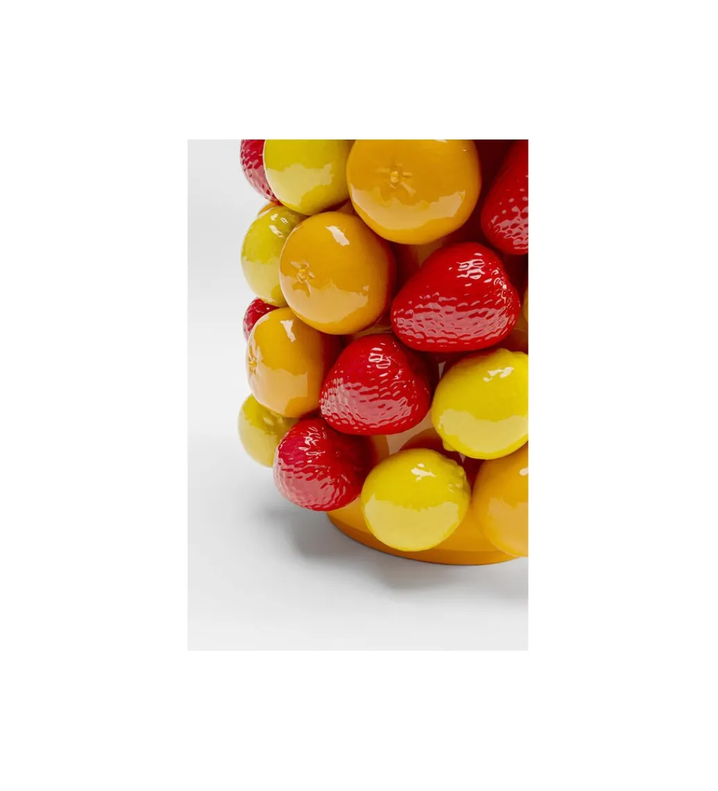 Wazon FRUIT PARADE 33 cm czerwono żółty*KDesign Sale