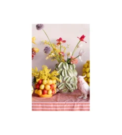 Wazon FRUIT PARADE 20 cm czerwono żółty*KDesign Discount