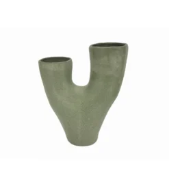 Wazon FUNGI 38 cm zielony*Imeri Clearance