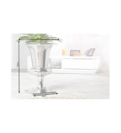 Wazon Goal Cup 40 cm srebrny*Invicta Interior New