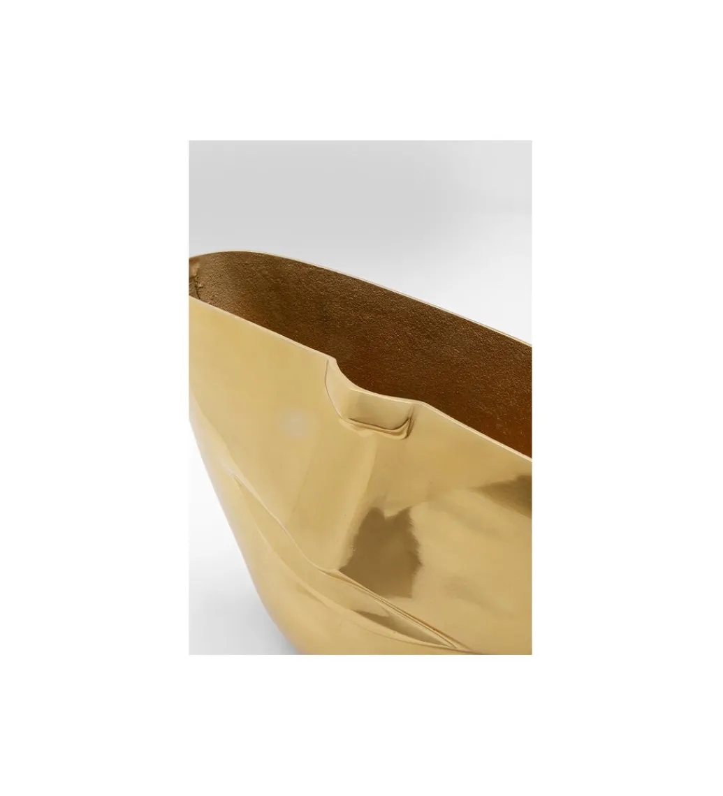 Wazon HALF FACE 46 cm złoty*KDesign Sale