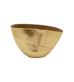 Wazon HALF FACE 46 cm złoty*KDesign Sale