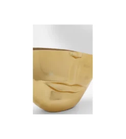 Wazon HALF FACE 46 cm złoty*KDesign Sale