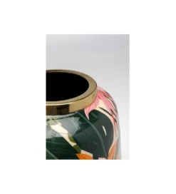 Wazon Jungle 33 cm metal mosiądzowany*KDesign Discount
