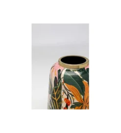 Wazon Jungle 33 cm metal mosiądzowany*KDesign Discount