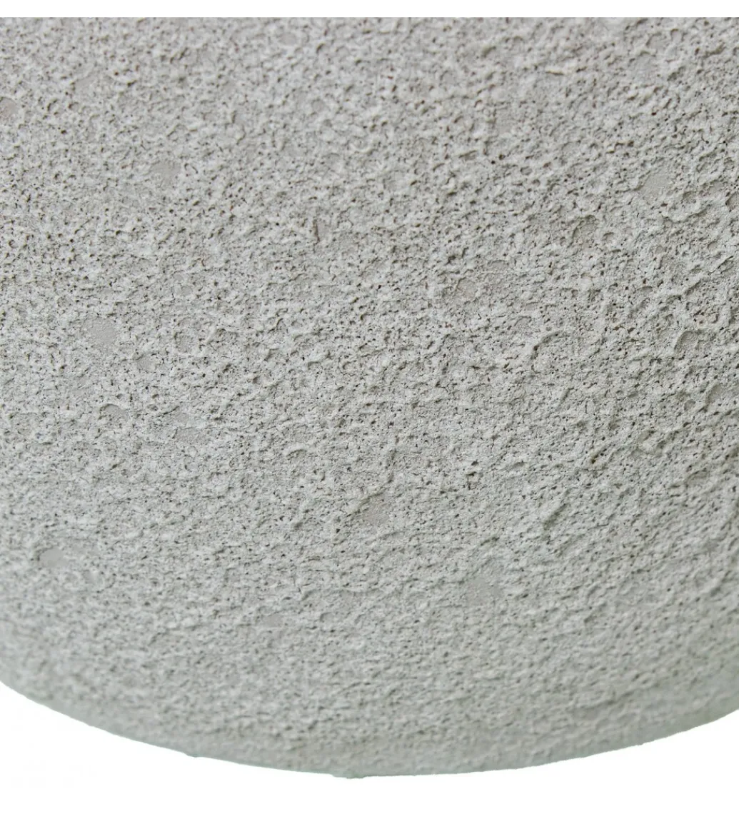 Wazon KATAM 25 cm ceramika biały piaskowy*Exclusivas New
