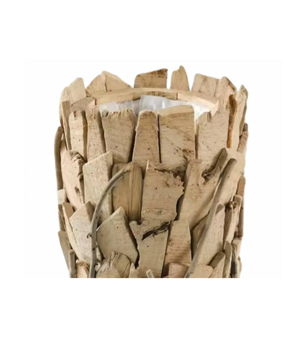 Wazon LASCAS 52 cm drewno dryfujące naturalny*Imeri Discount