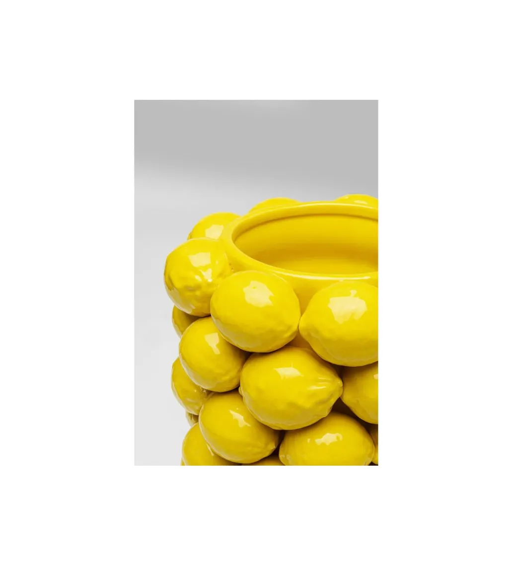 Wazon Lemon Juice 43 cm żółty*KARE Outlet