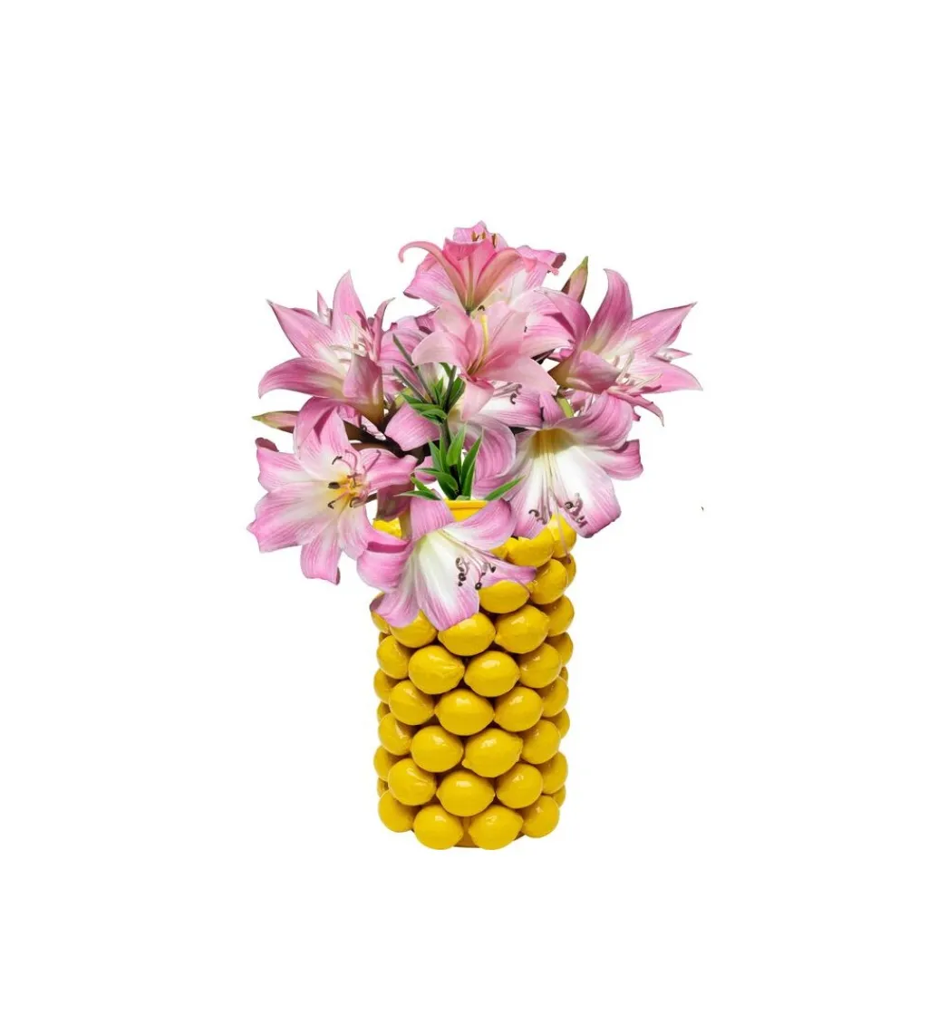 Wazon Lemon Juice 43 cm żółty*KARE Outlet