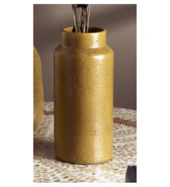 Wazon MOSTAZA 30 cm ceramika musztardowy*Imeri Sale