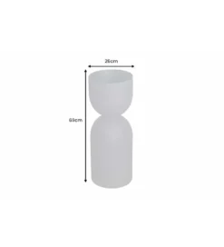 Wazon OMAI 70 cm czarny*Invicta Interior