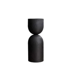 Wazon OMAI 70 cm czarny*Invicta Interior