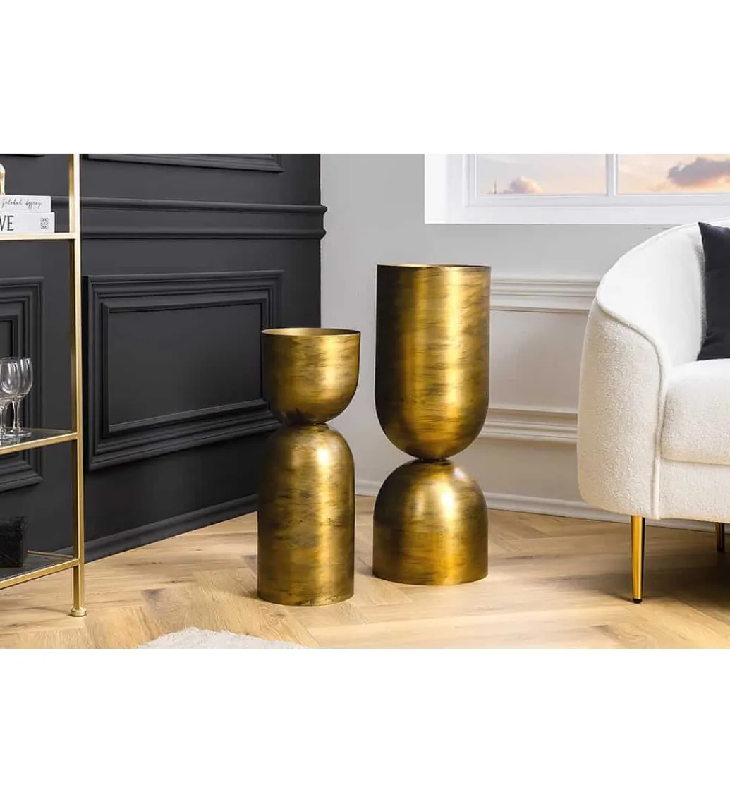 Wazon OMAI 70 cm złoty*Invicta Interior Outlet