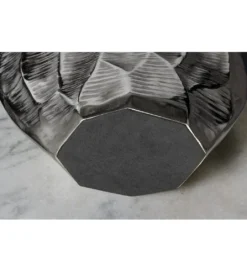 Wazon ORGANIC 45 cm srebrny*Invicta Interior Discount