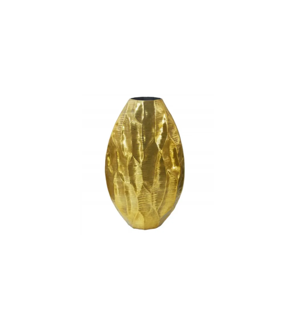 Wazon ORGANIC 45 cm złoty*Invicta Interior - przedsprzedaż Online