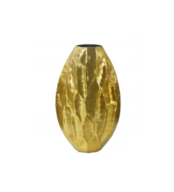 Wazon ORGANIC 45 cm złoty*Invicta Interior - przedsprzedaż Online